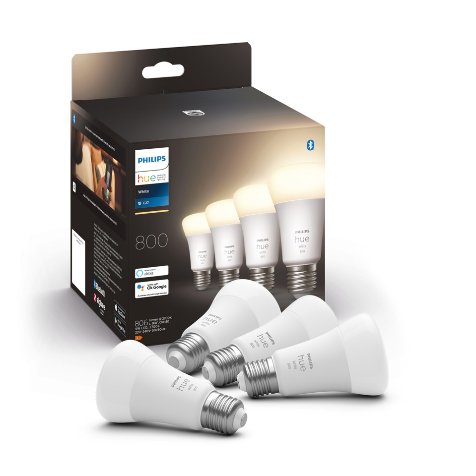 Philips Hue - 4Pack E27- Warm White