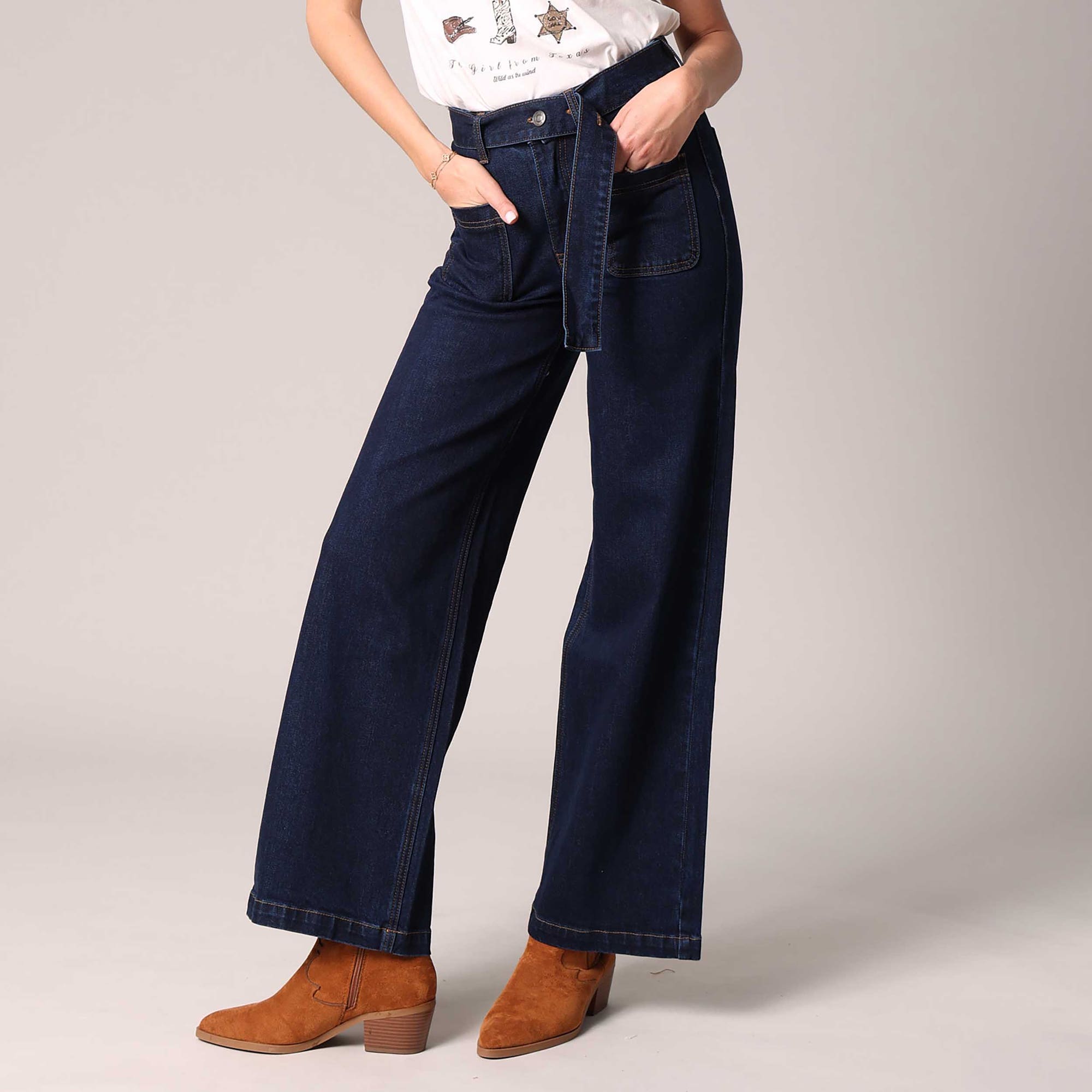 Jean Femme bleu