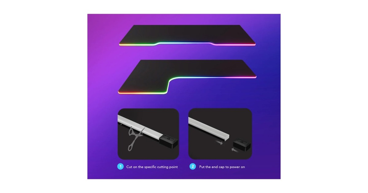 GoveeLED Neon Rope Lights for Desks ledstrip  (3 meter, Wifi, Bluetooth)