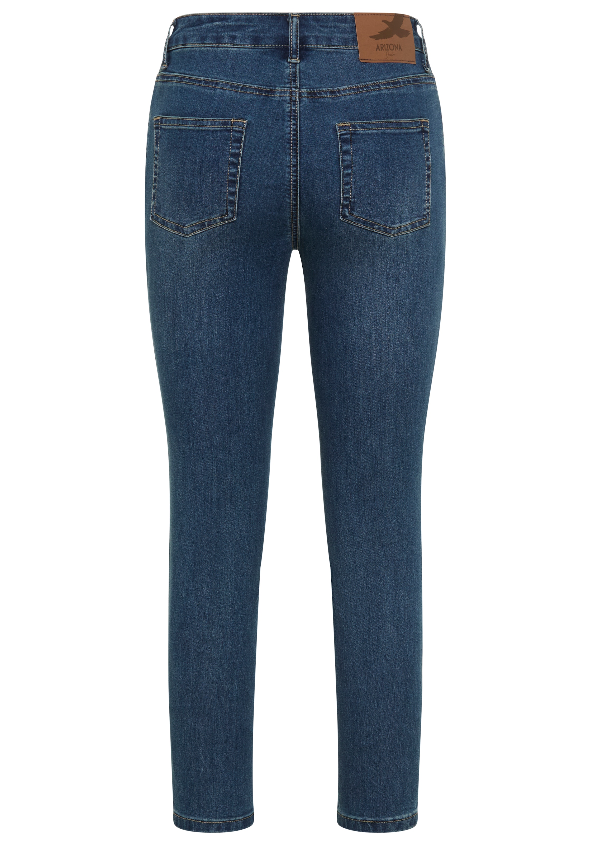 Arizona 7/8-Jeans »Shaping«, eng anliegend,  Röhrenjeans,  Used-Waschung,  High-Waist,  7/8-Länge