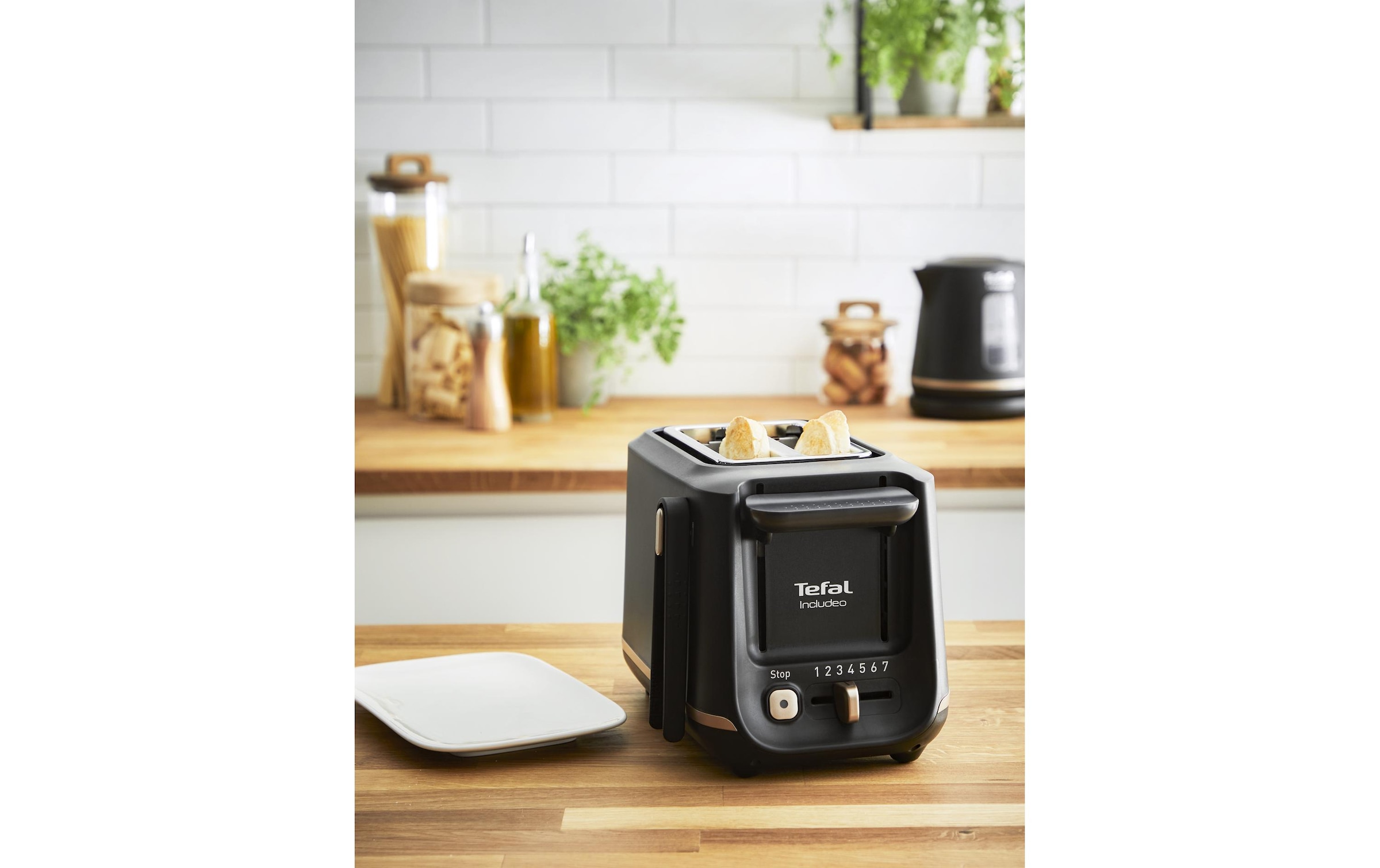 Tefal Toaster »Includeo Schwarz« 850 W