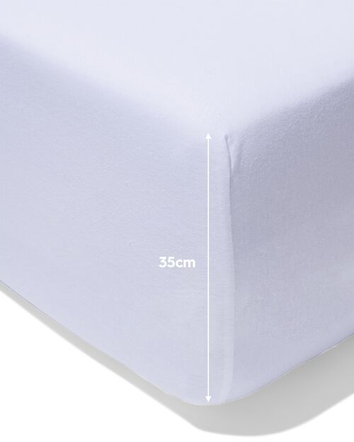 drap-housse pour boxspring jersey 80x200 blanc