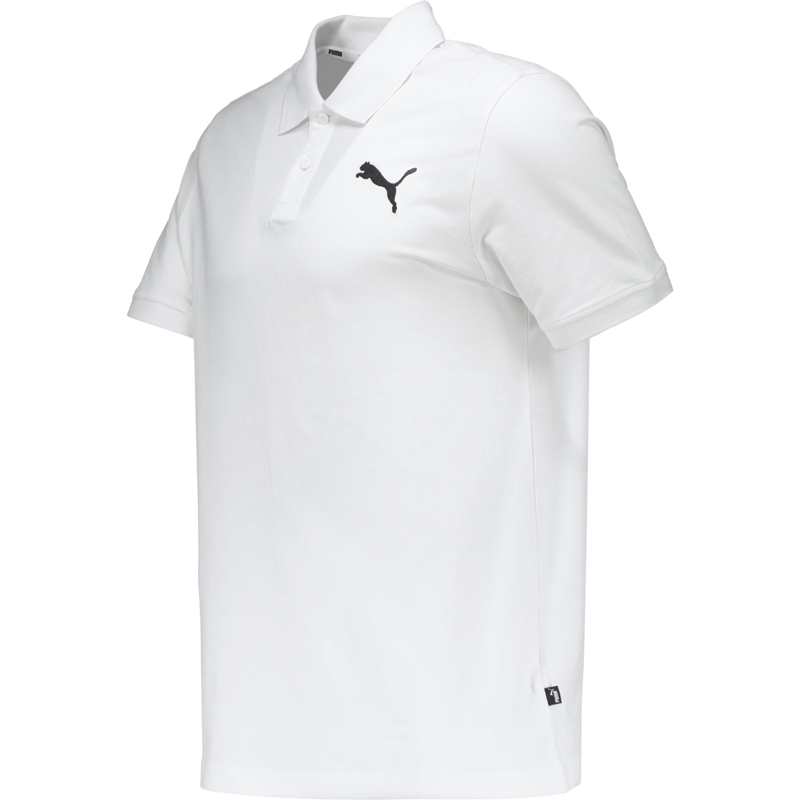 Puma Herren-Poloshirt Ess Pique M, weiss
