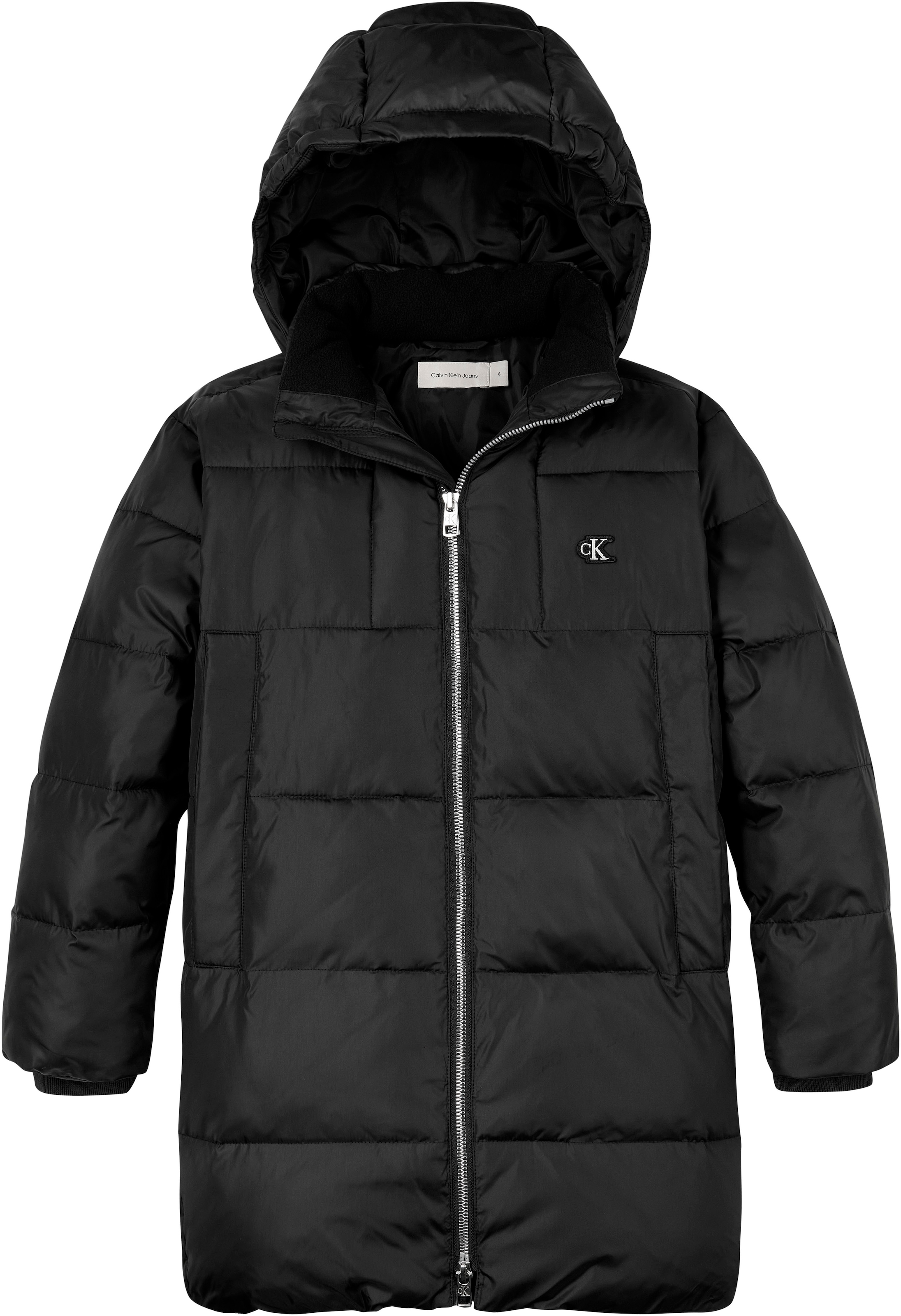 Calvin Klein Jeans Parka »Essential Parka Puffer« mit Kapuze für Kinder bis 16 Jahre und mit Logopatch