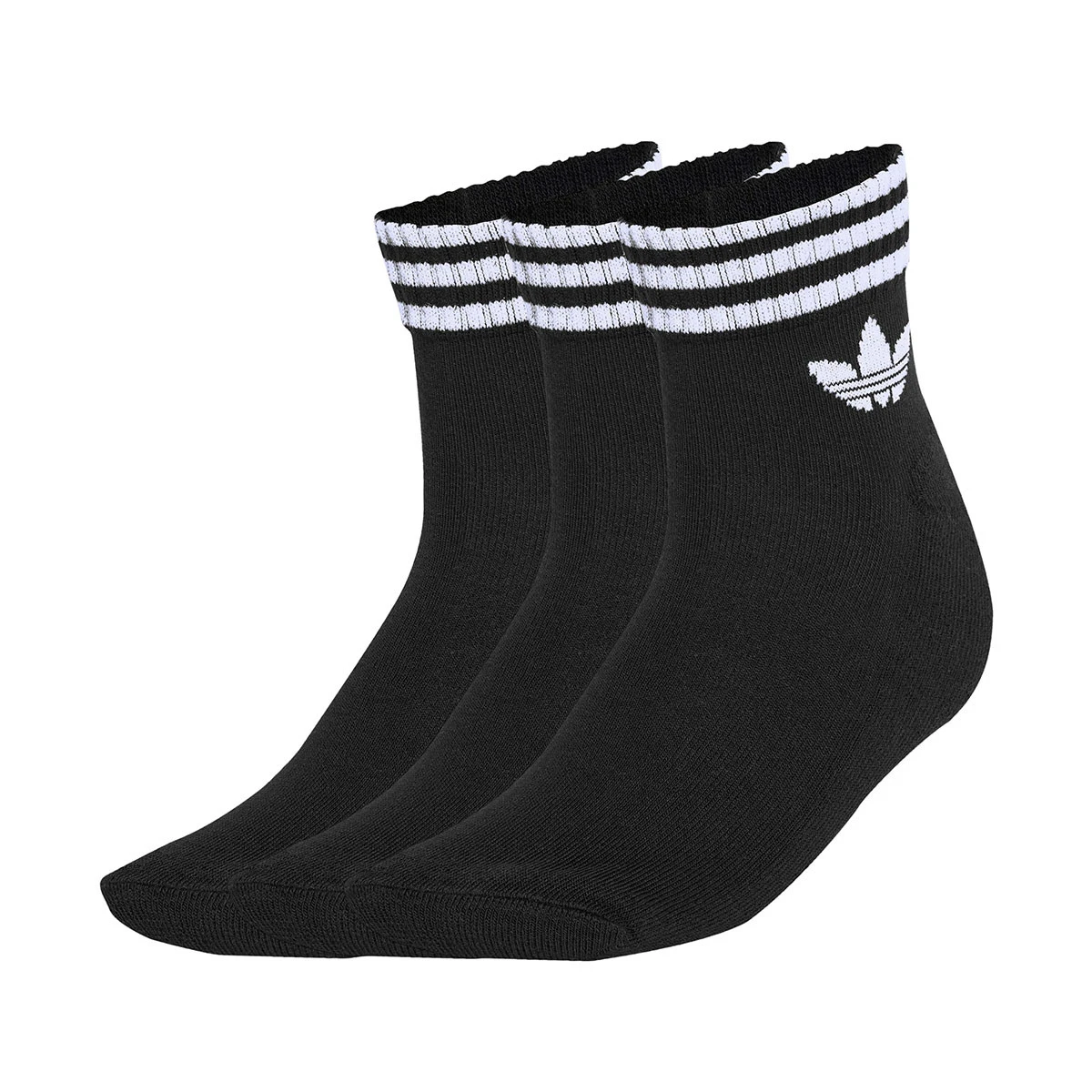 Meias adidas 3 Stripes Ankle (3 pares)