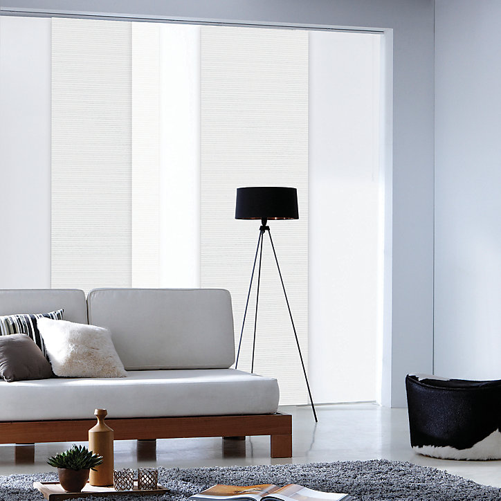Panneau japonais loft blanc l.45 x H.260 cm