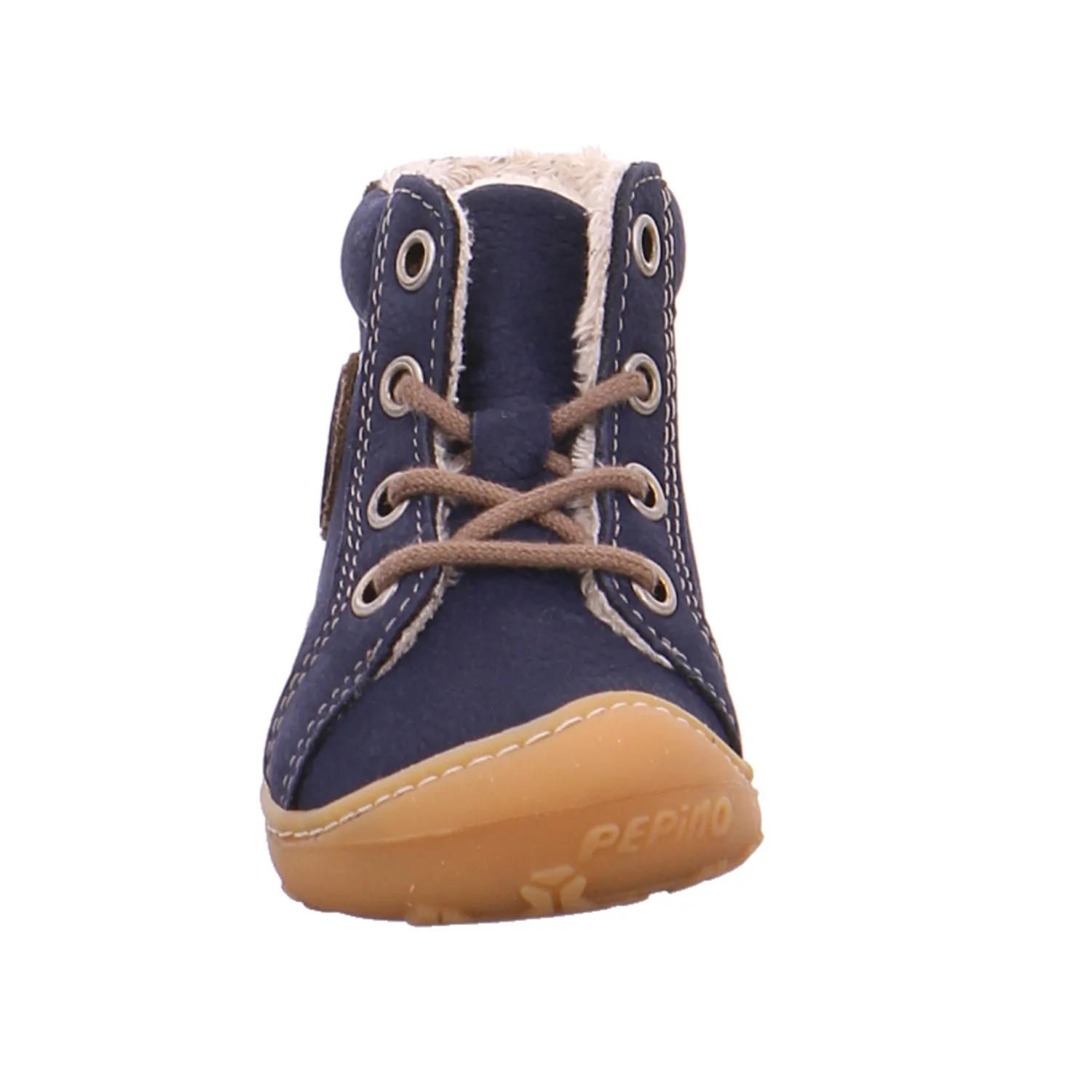 PEPINO Lauflernschuh Blau Leder  Bottine