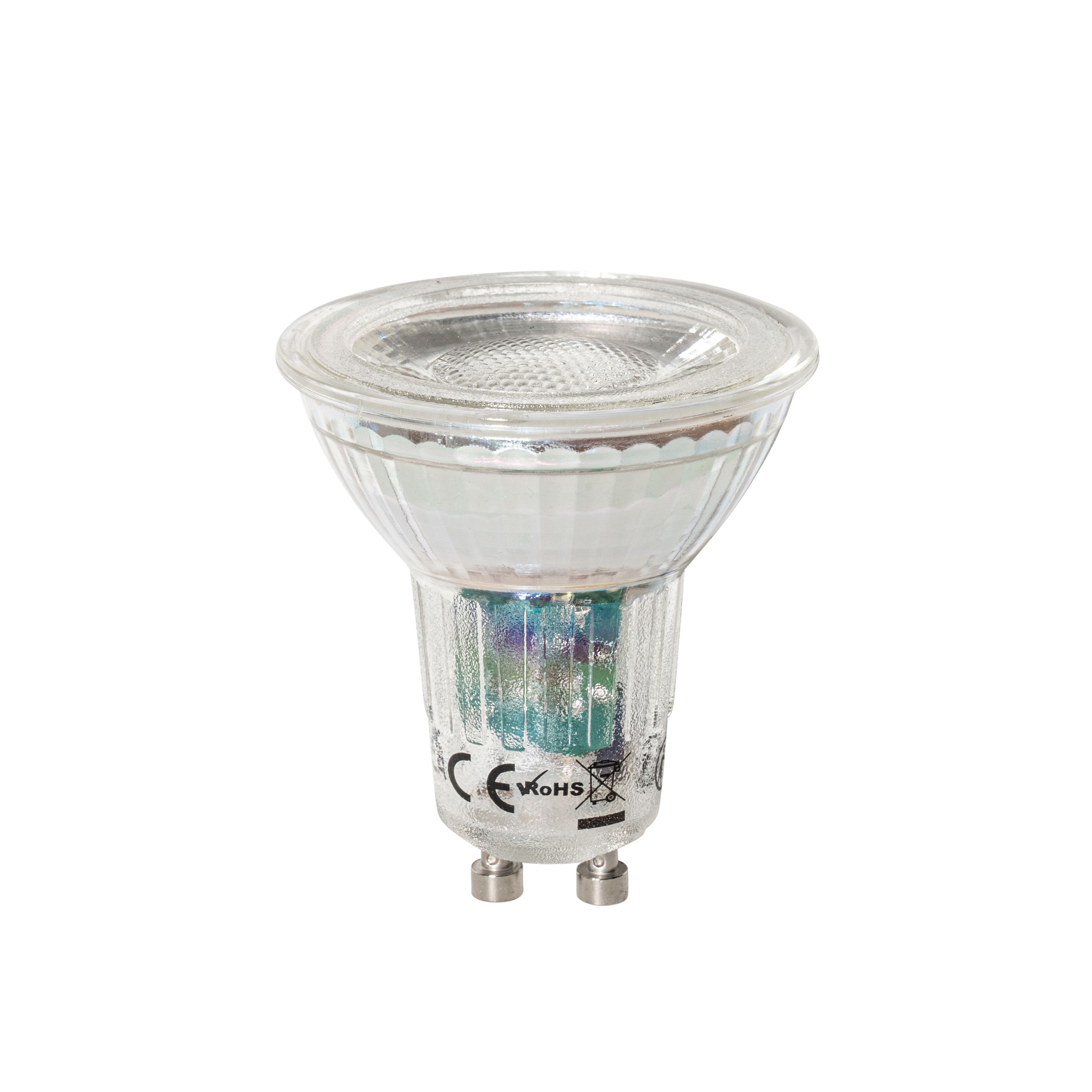 Set van 5 GU10 dimbare LED lamp 3W 200 lm 2200 - 6500K