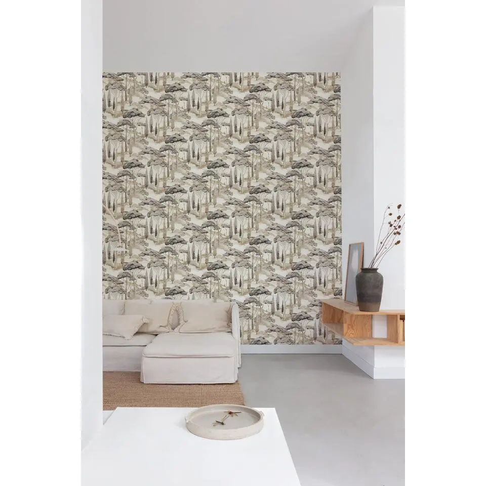 Dutch Wallcoverings Vliesbehang Arcadia canopy - beige - 10,05m x 53cm