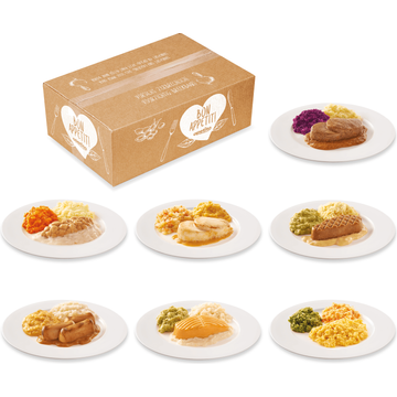 Apetito Maaltijdbox Fijn Gemalen met saus (IDDSI 5) - Menu B