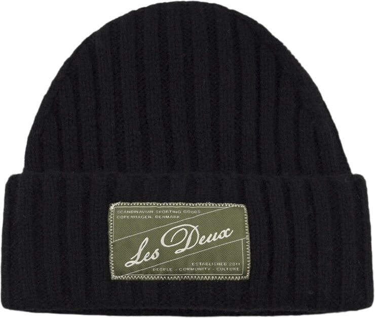 Les Deux Wells Wool Beanie Sort
