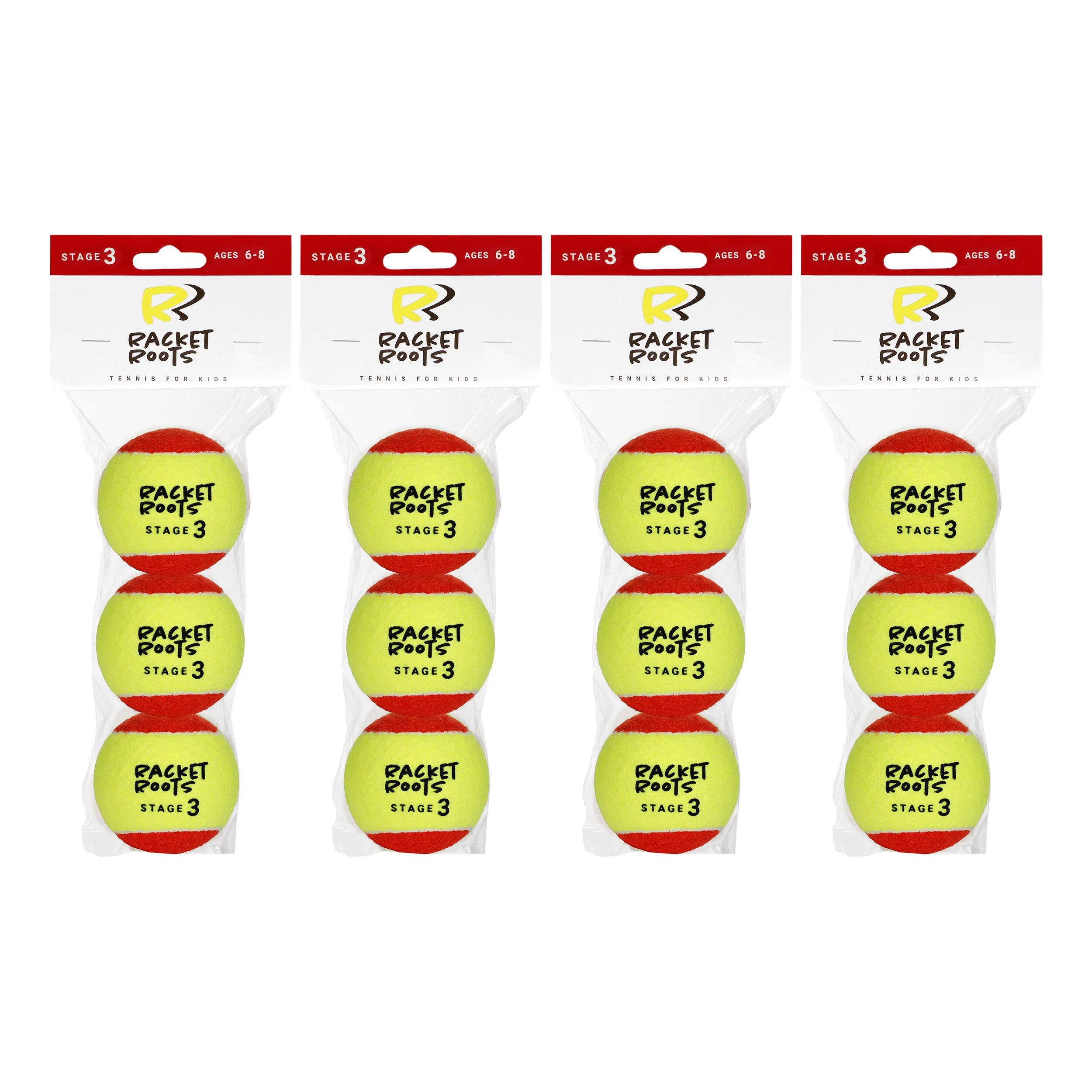 Racket Roots 4x RR Stage3 Sac De 3 Balles
