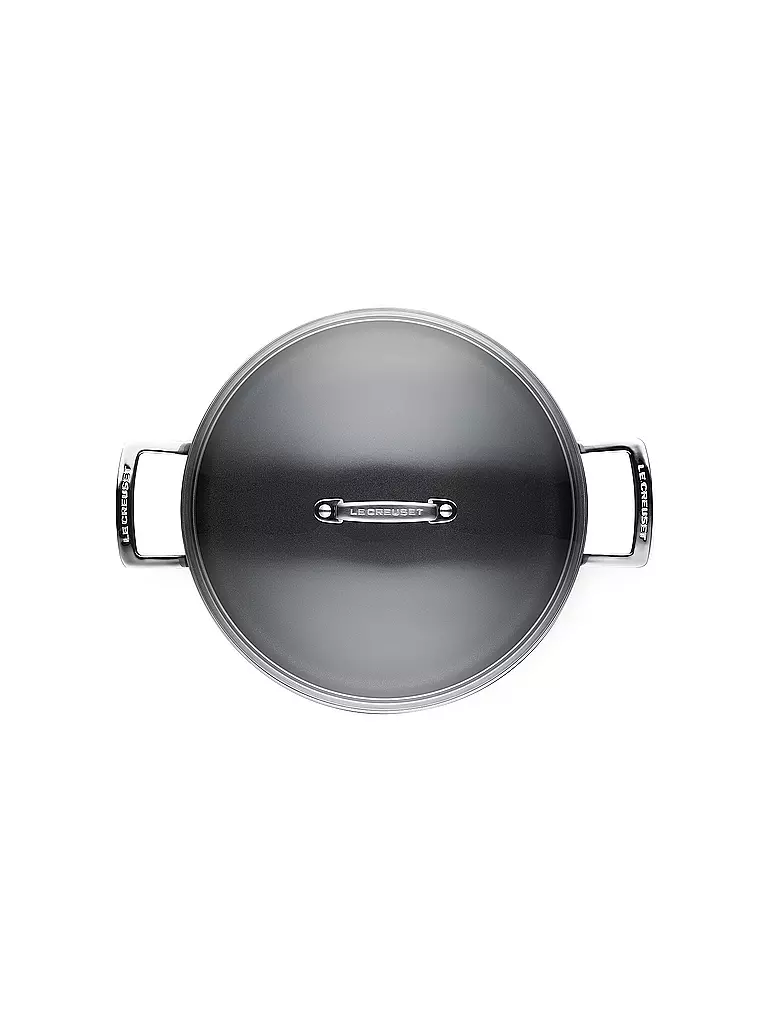 LE CREUSET Alu-Schmorpfanne Antihaft Schwarz 28cm schwarz