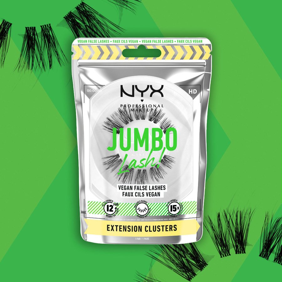 NYX Professional Makeup Jumbo Lash! Vegan False Lashes 01 Extension Clusters