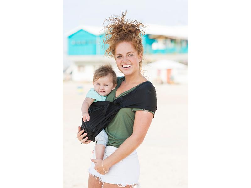 Minimonkey Babytrage Mini Sling Schwarz Leichte Babytrage