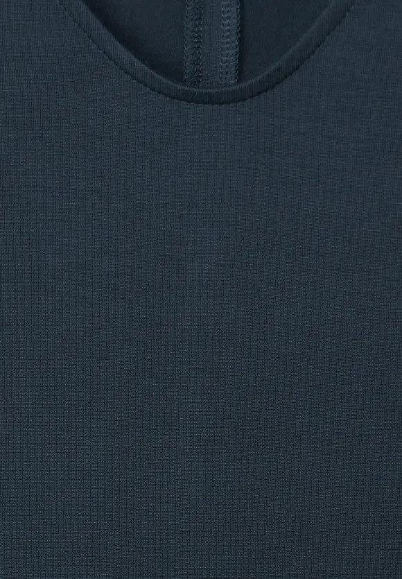 Kleid in Unifarbe - cool vintage green
