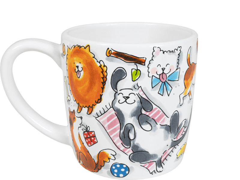 Cappuccinobeker 0.5L Dier Dogs