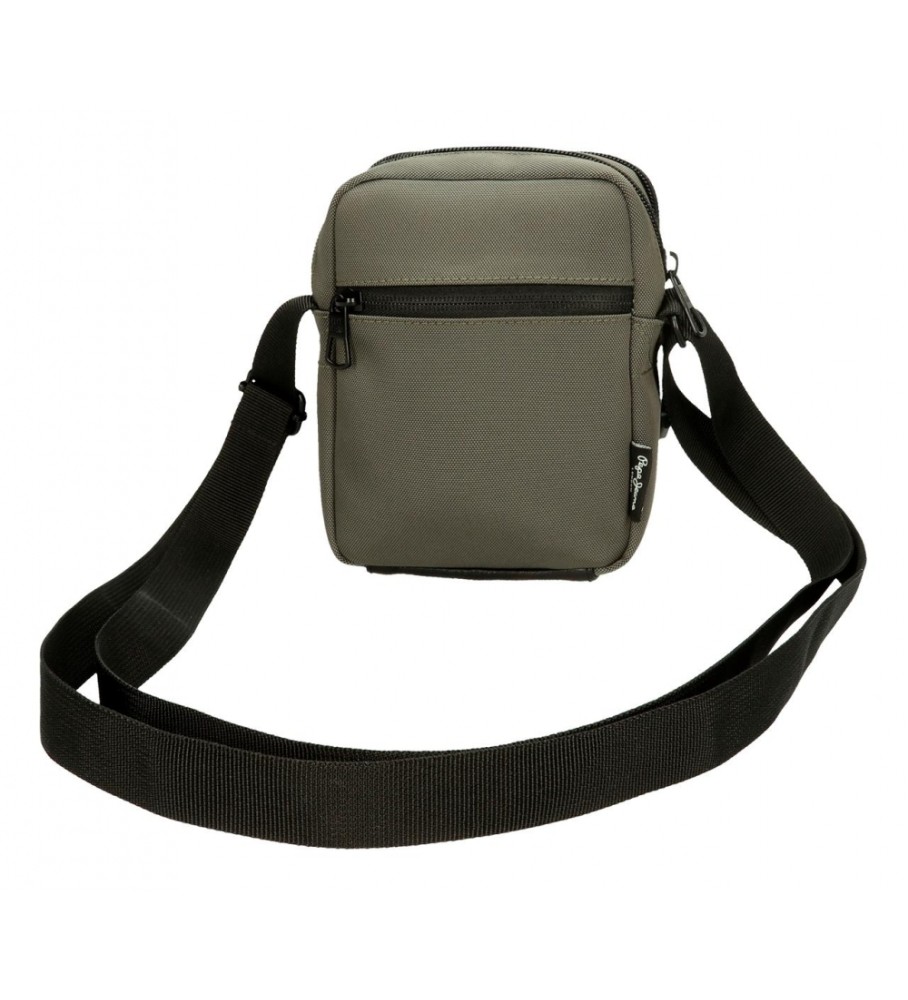 Bolsa de ombro pequena verde Leighton da Pepe Jeans