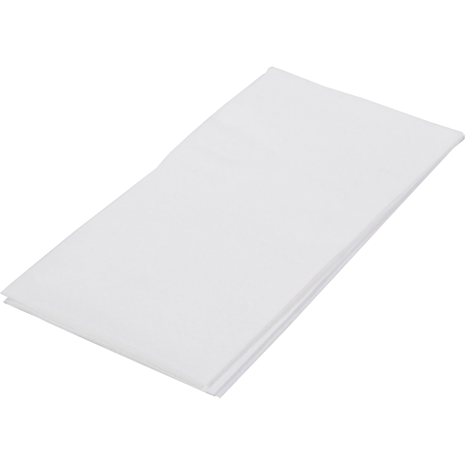 Servet, 1/8 vouw, 2-laags, 33x33cm, cellulose, wit
