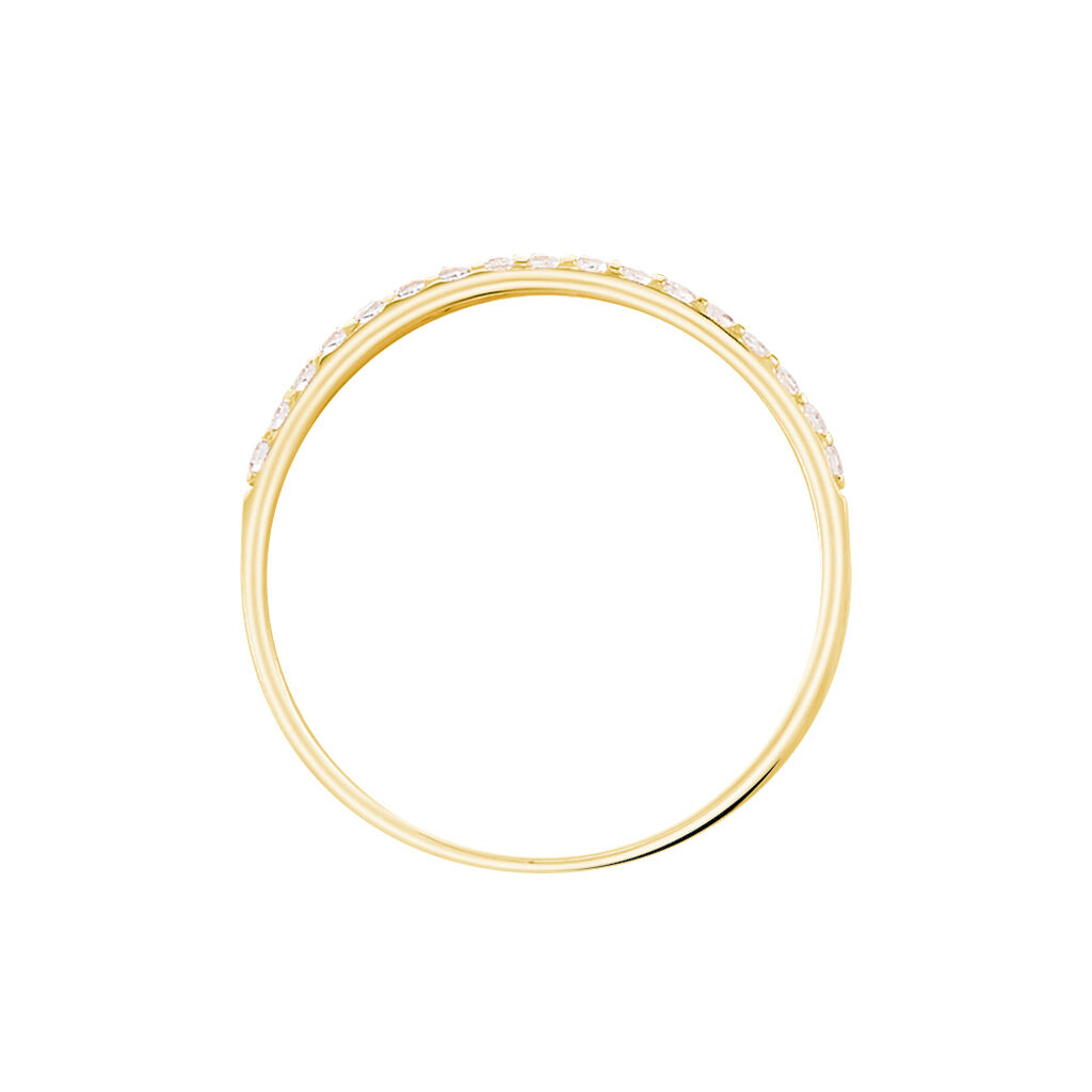 Bague Katiana Or Jaune Oxyde De Zirconium