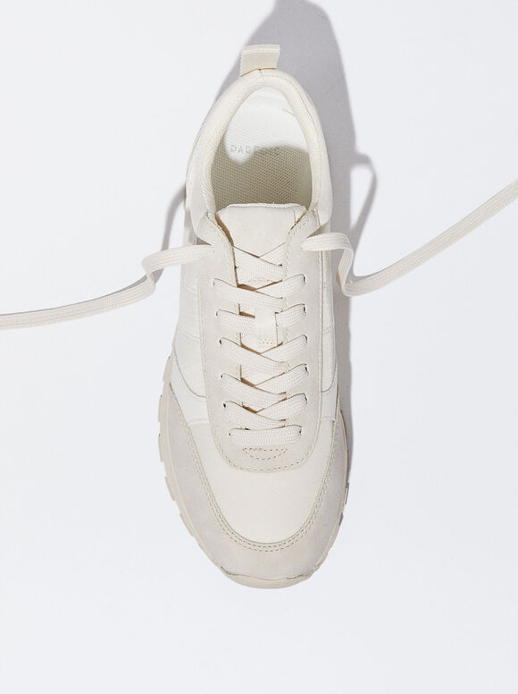 Tênis Esportivo Combinado - Branco