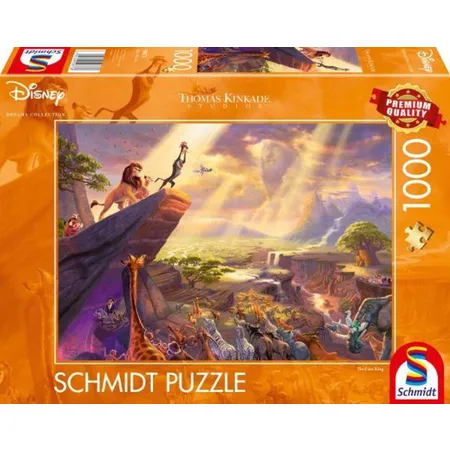 Schmidt Spiele Puzzle - Disney - König der Löwen, 1000 Teile