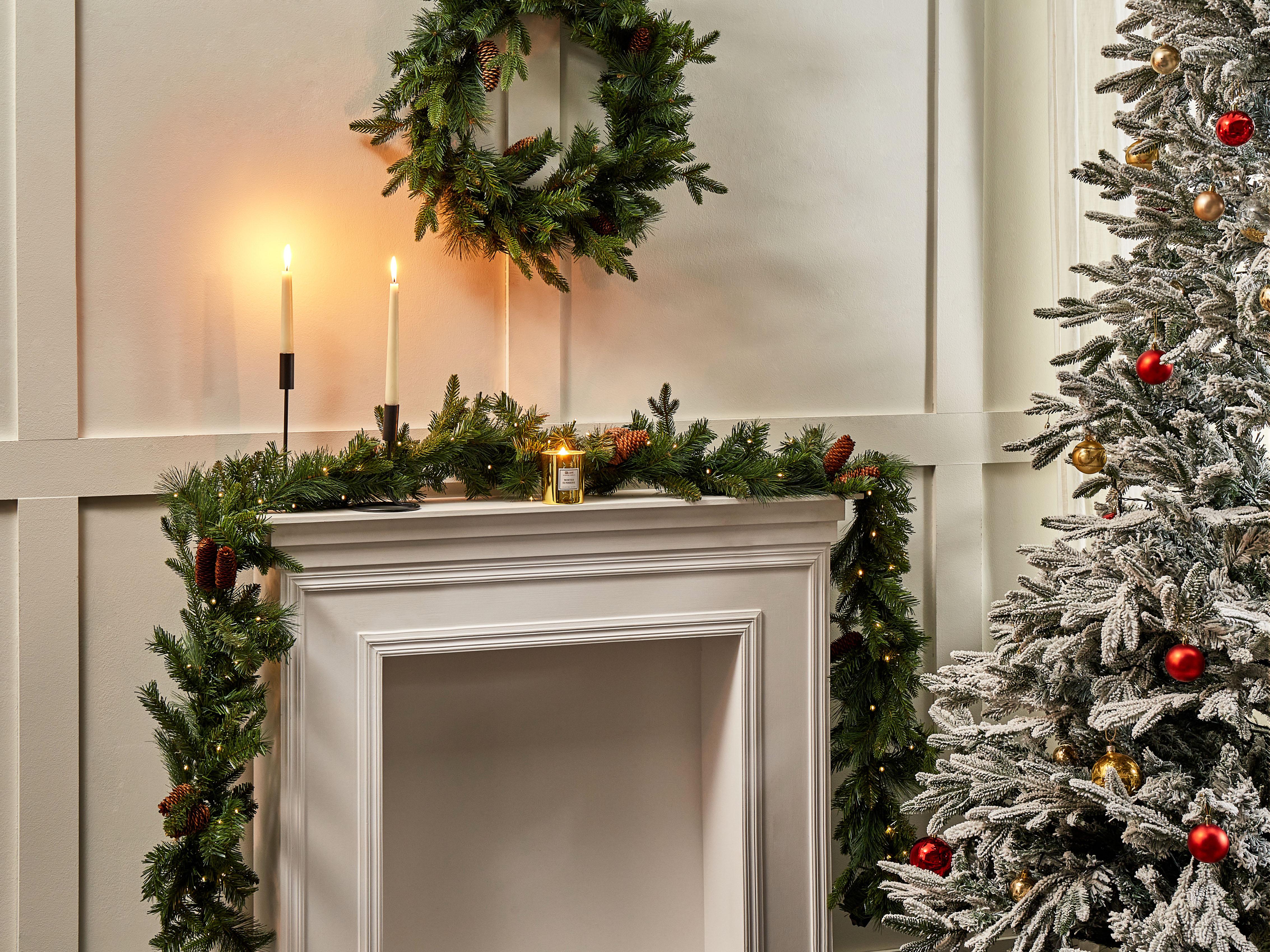Kerstguirlande LED KAMERUN 270 cm Groen
