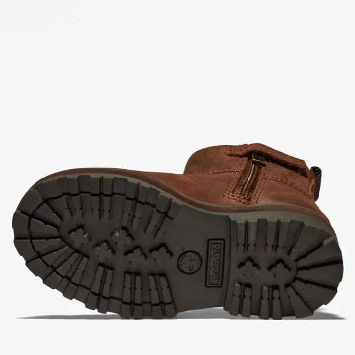 Bota Chelsea infantil Courma Kid na cor marrom escuro