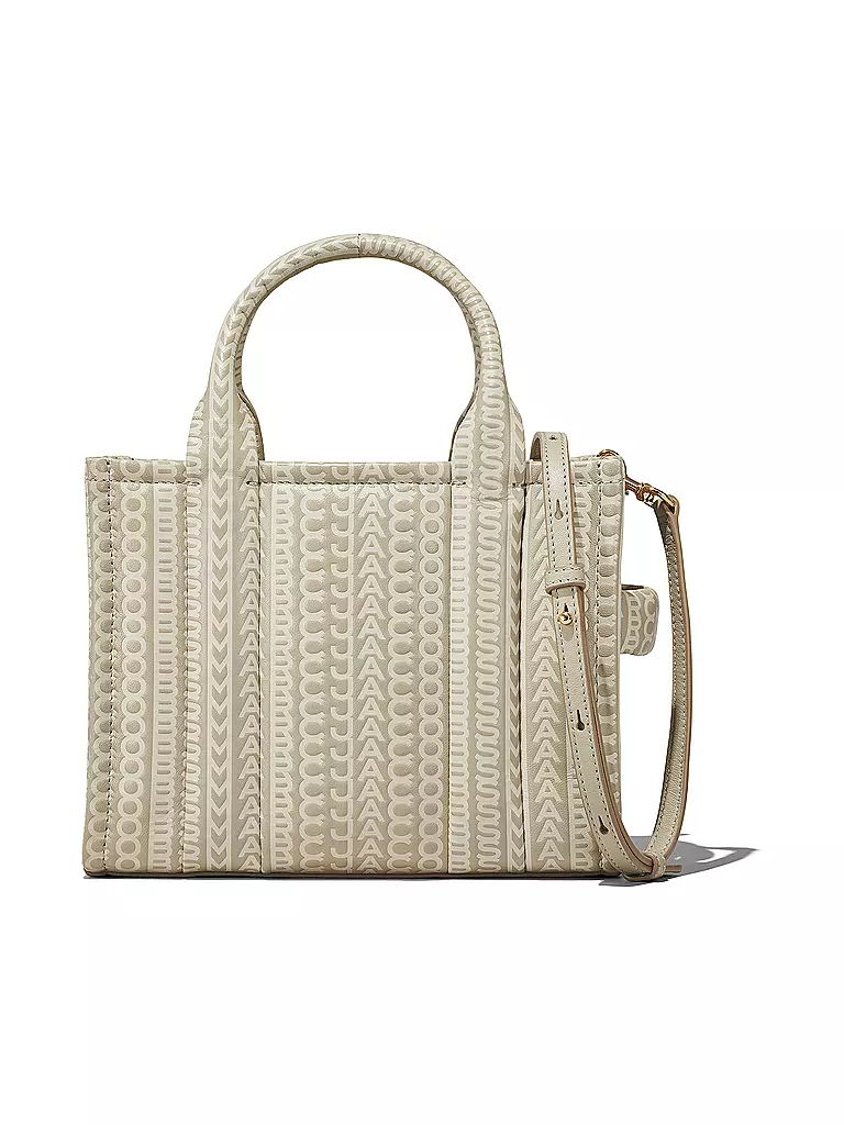 MARC JACOBS Ledertasche - Tote Bag THE SMALL TOTE LEATHER MONOGRAM  beige