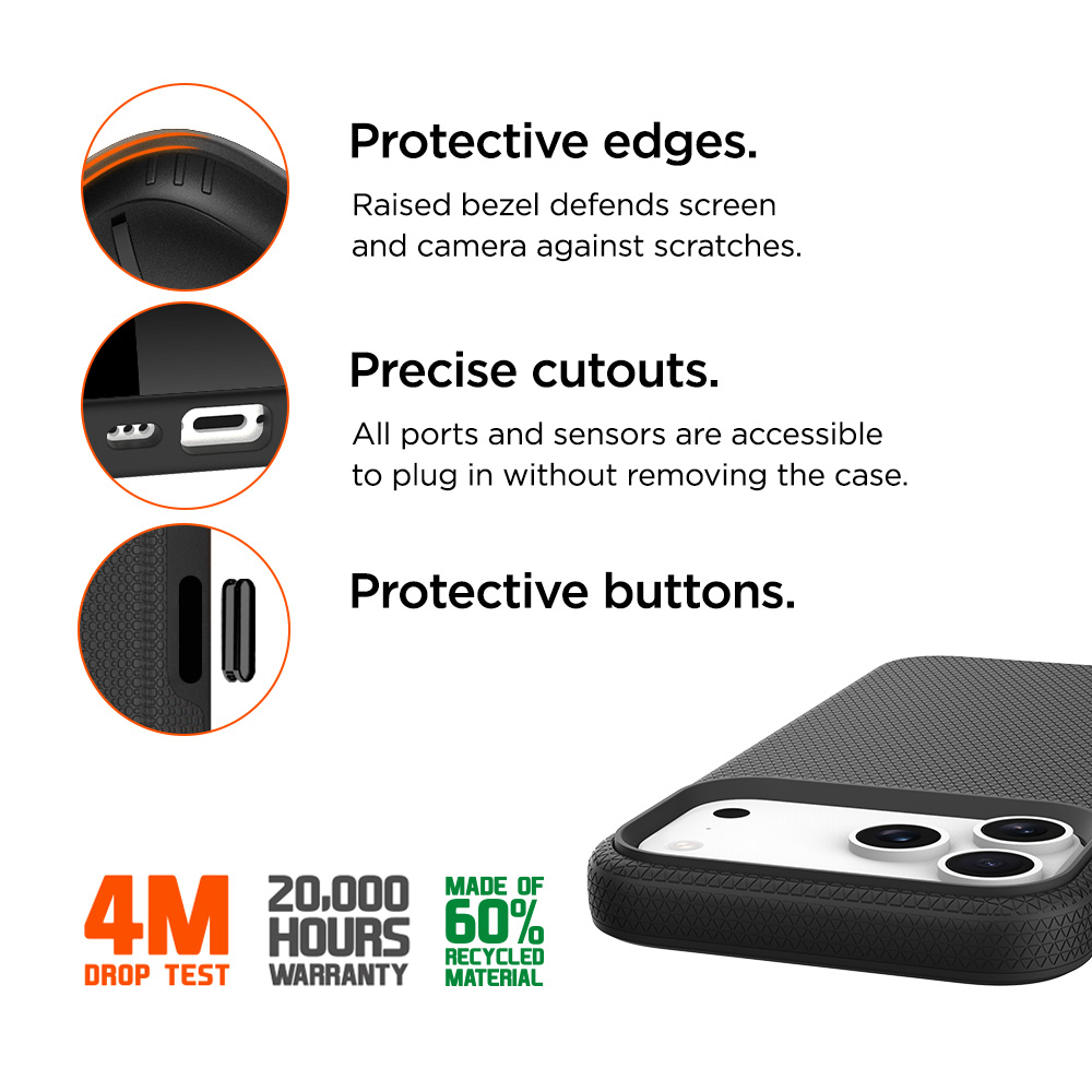 iPhone 17 Pro Max North Case Premium Hybrid Schutzhülle (EGCA00899) - Schwarz