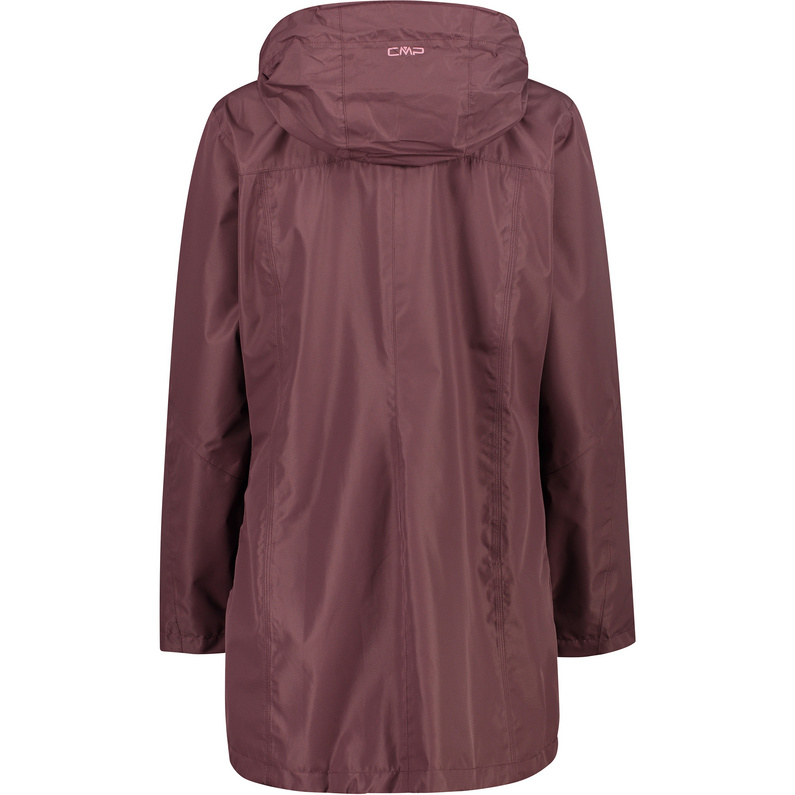 CMP Damen Rain Hoodie Button Jacke
