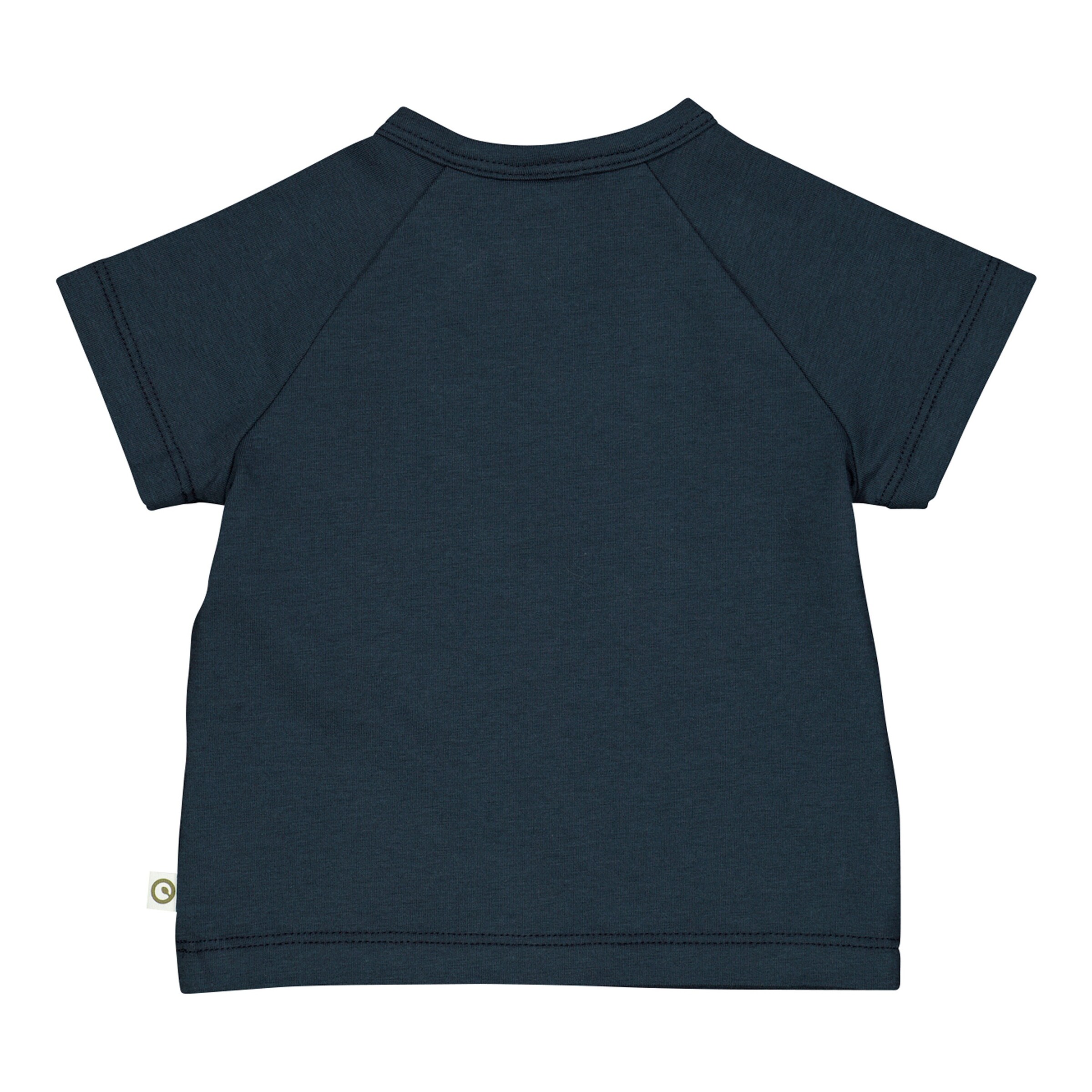 Müsli T-Shirt Giraffe Palmen marine