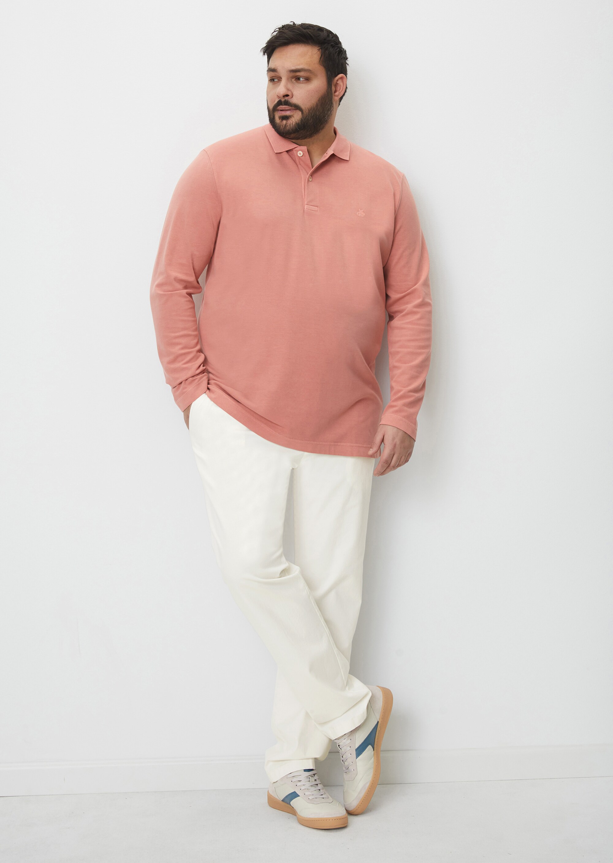 Poloshirt Piqué regular aus Bio-Baumwolle mit Elasthan