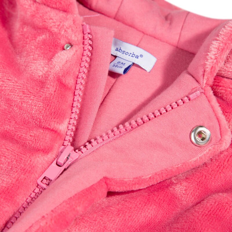Pilote fausse fourrure rose blush naissance Absorba Aucune nuance