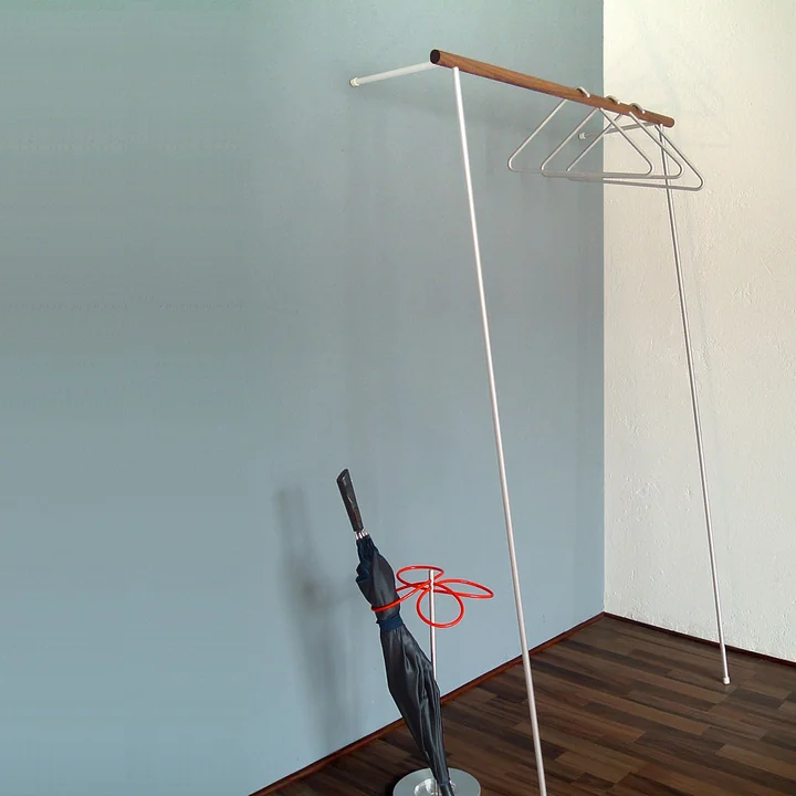 Roomsafari - Leanon II Garderobe L 100 cm, Eiche / weiss