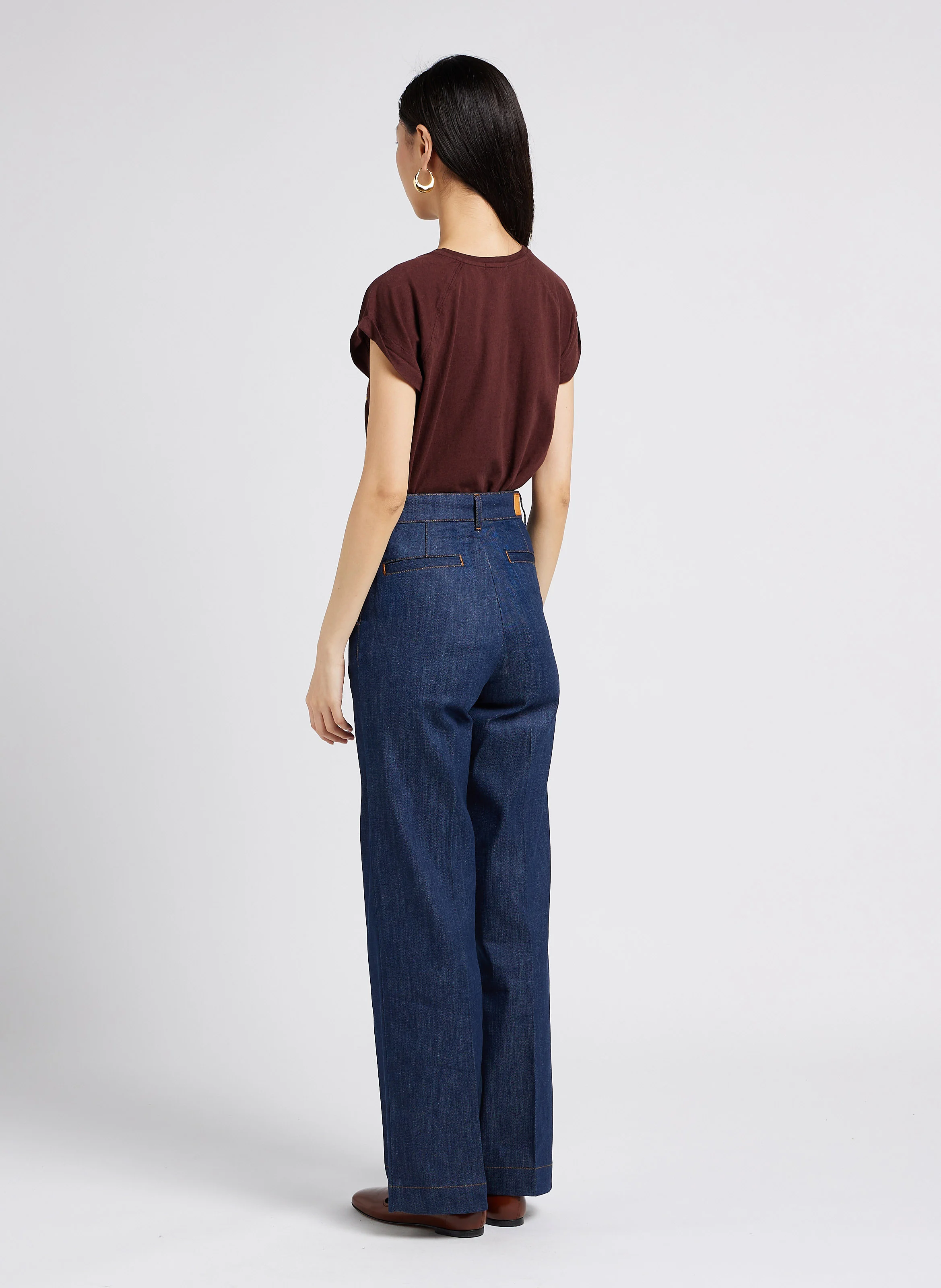 CALIFORNIA - Jean boot-cut en coton mélangé| Bleu