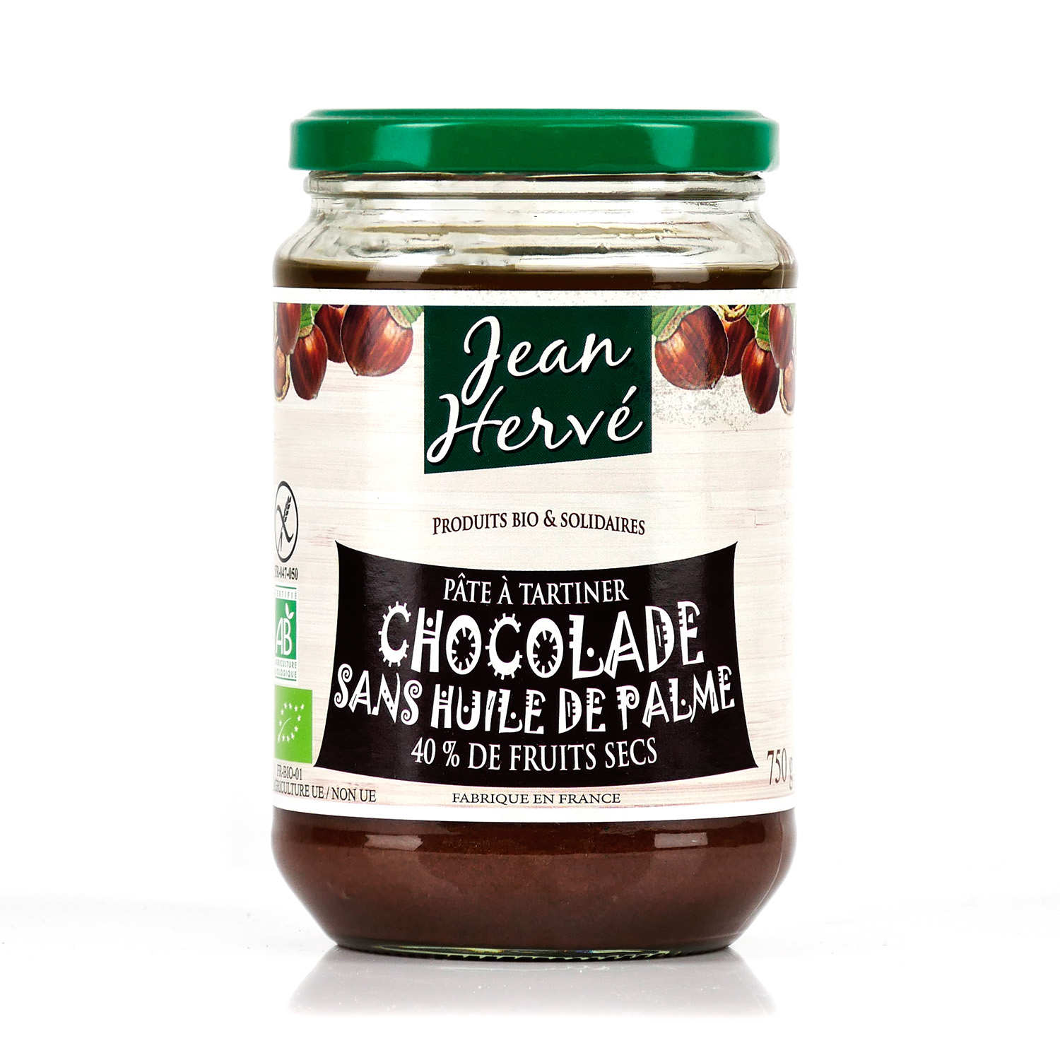 La chocolade - pâte à tartiner bio sans huile de palme