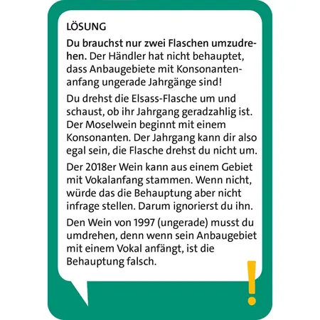 moses. Pocket Quiz Logikrätsel
