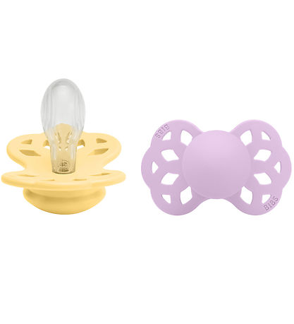 BIBS Infinity Sutter - 2-pak - Str. 2 - Symmetrisk - Pale Butter