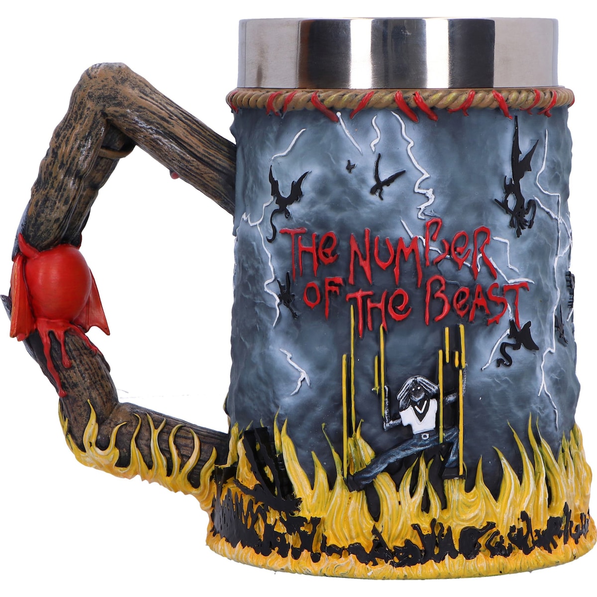 Nemesis Now Iron Maiden krus (Number of the Beast)