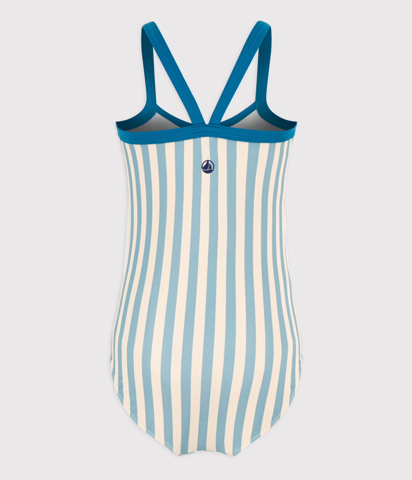 Maillot de bain 1 pièce rayé enfant fille
