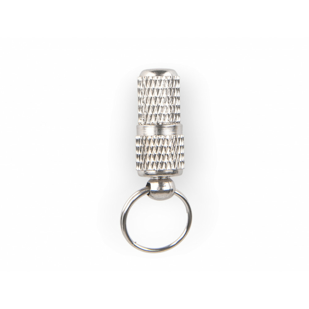 1 tube porte adresse pour collier pour chien et chat - couleur argent