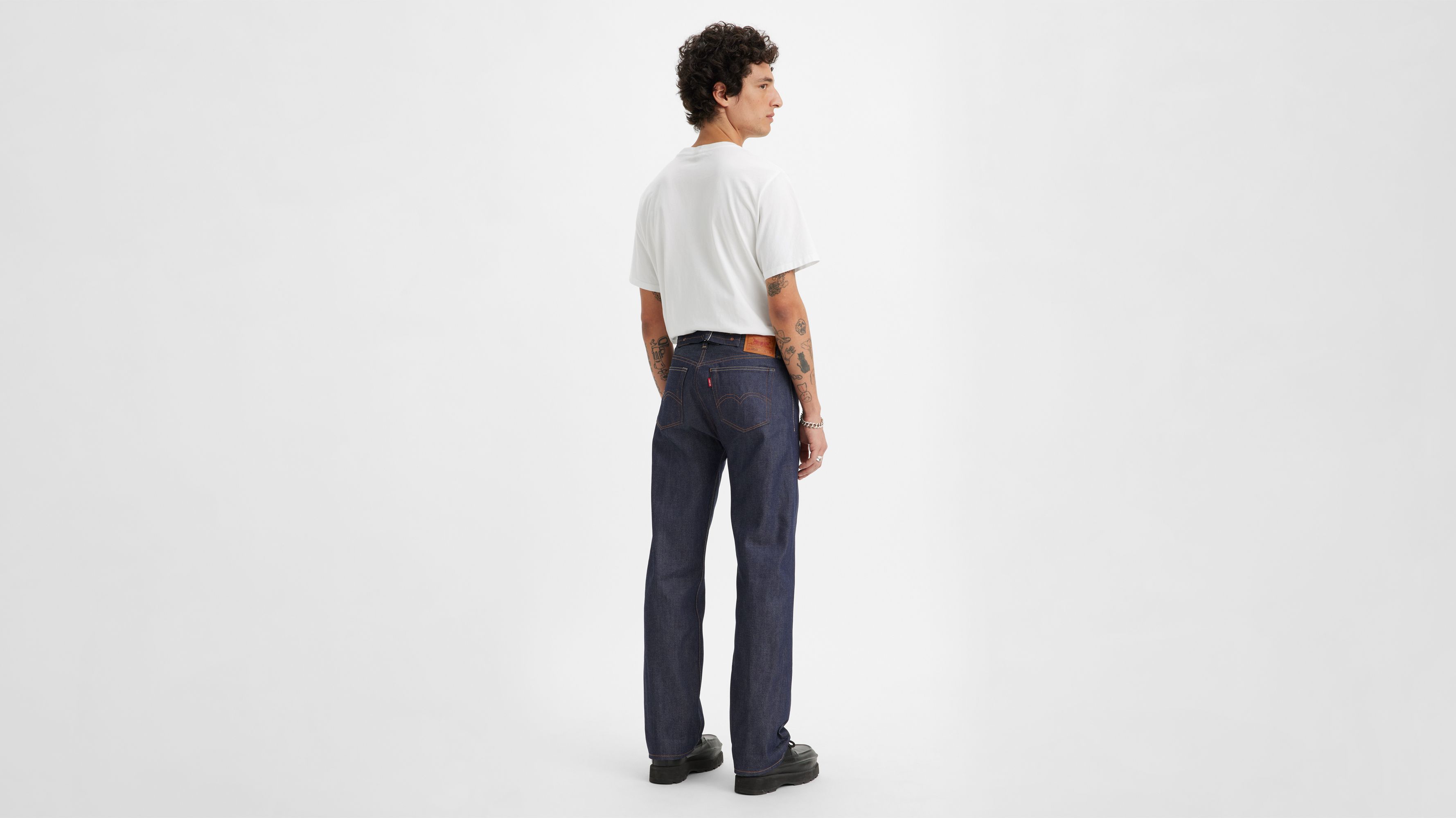 Jean 501® 1937 Levi's® Vintage Clothing - Dark Indigo Organic 1937 - Bleu