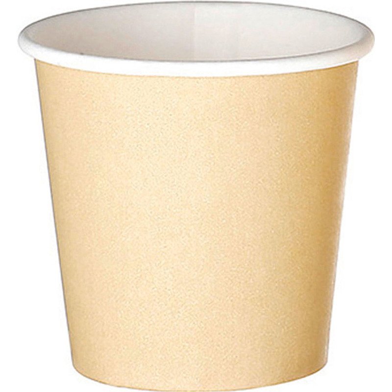 Gobelet en carton Kraft - 10 cl - Lot de 100