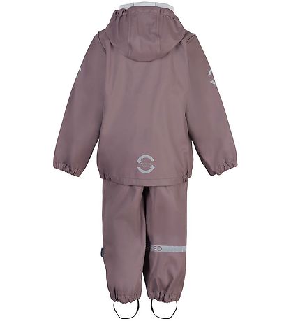 Mikk-Line Regnt?j m. Seler - PU - Recycled - Twilight Mauve