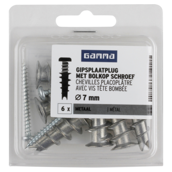 GAMMA gips schr 7x32mm+uni ck 4x40mm 6ST
