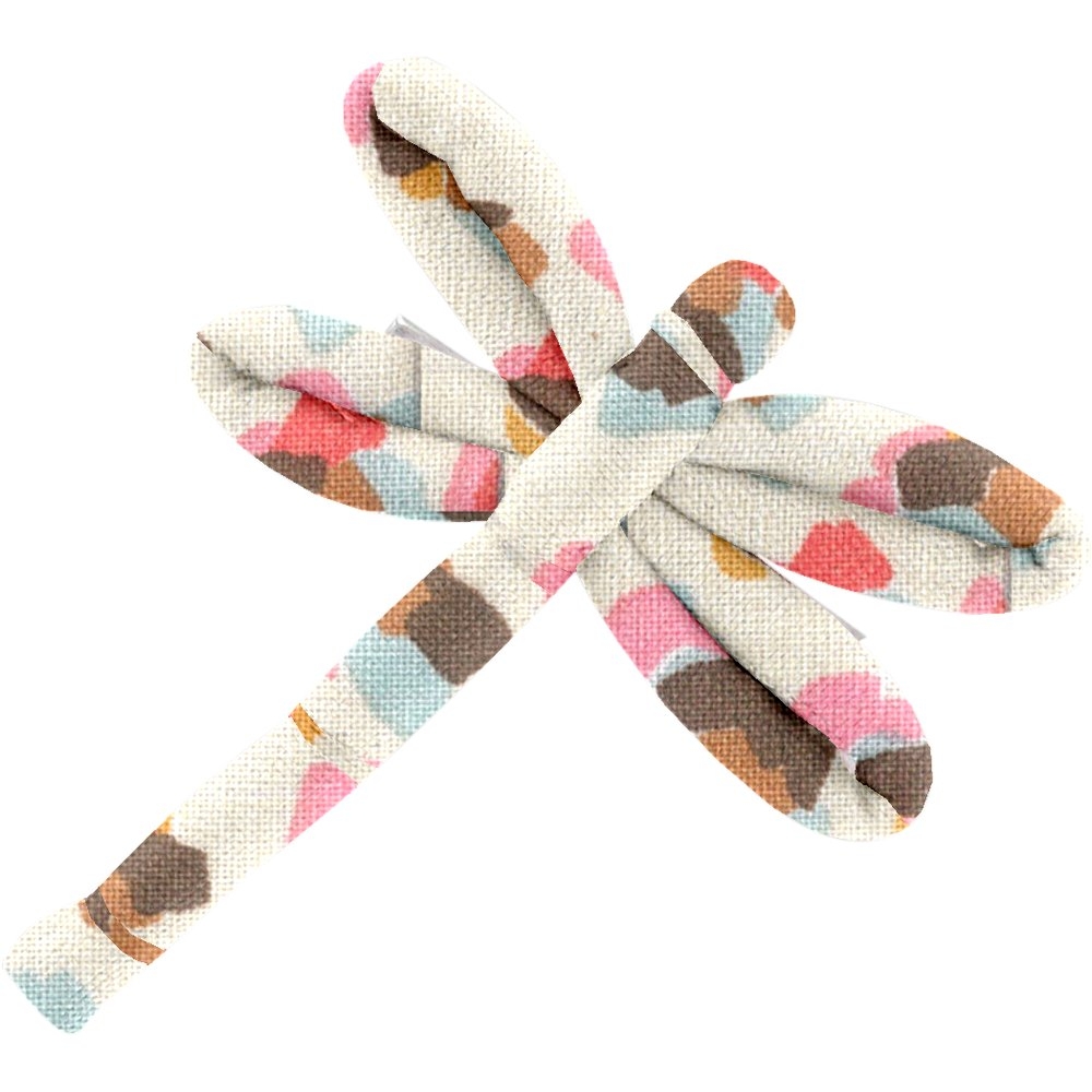 Barrette Libellule Confetti Aqua
