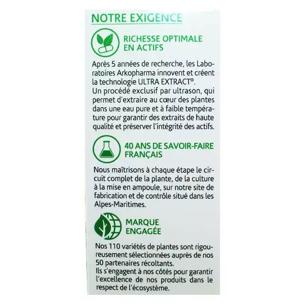 Arkopharma Arkofluides Ginkgo Biloba Mémoire Concentration 20 ampoules
