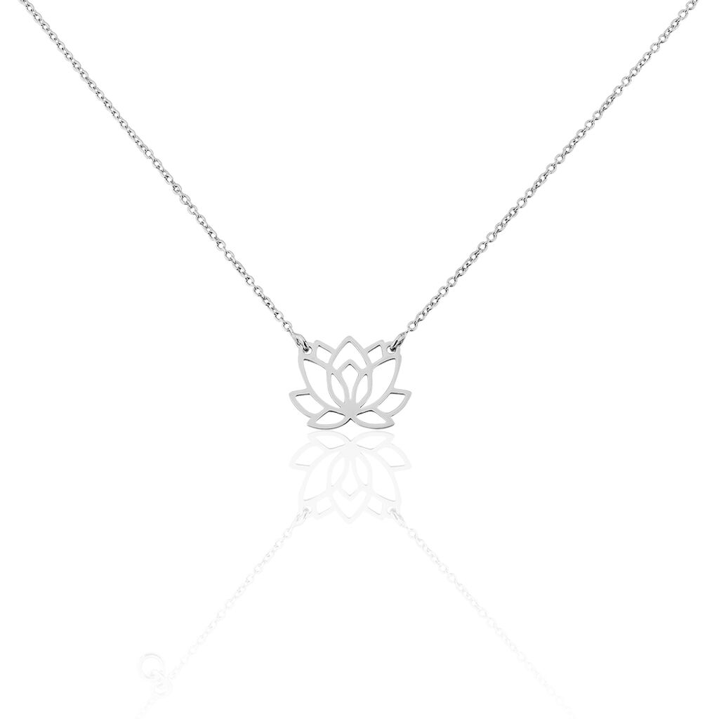 Collier Maylie Argent Blanc