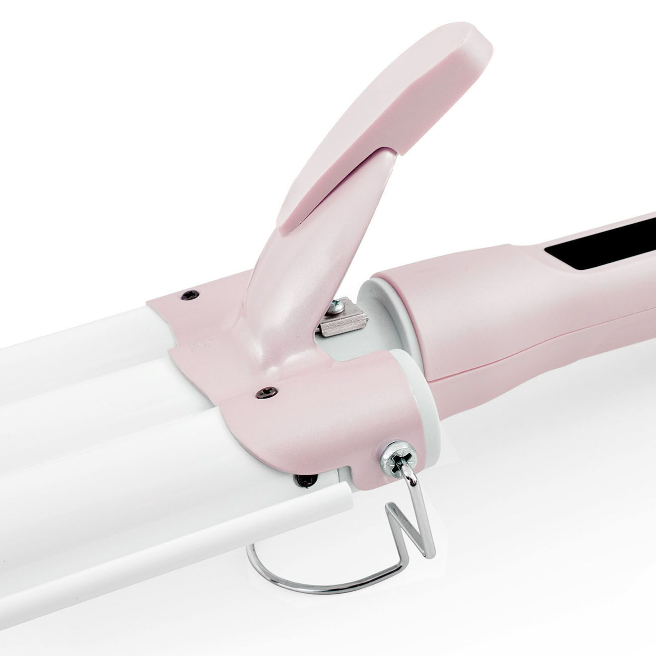 Yoghi Triple fer à onduler en Céramique rose